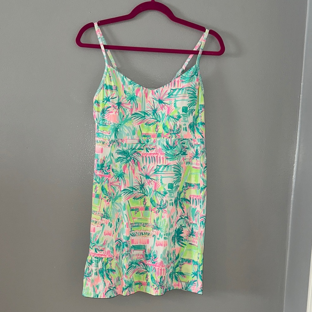 Lilly Pulitzer Luxletic Dress - Pink and green